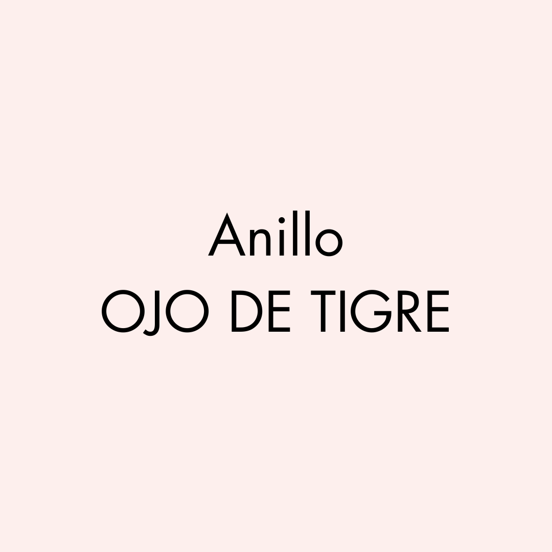 Anillo Ojo de Tigre